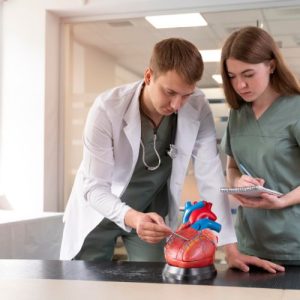 Dr. Sunny Malhotra providing preventive care at heart clinic in Mississauga